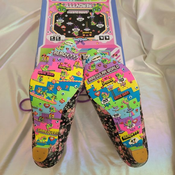 Irregular Choice Marma Ladies Size 42 in BLACK - Low Heel Rococo Style Shoes NIB - Picture 12 of 14